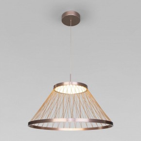 Подвесной светильник Eurosvet Cesta 40017/1 LED коричневый в Елабуге - elabuga.ok-mebel.com | фото 2