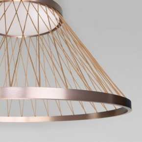 Подвесной светильник Eurosvet Cesta 40017/1 LED коричневый в Елабуге - elabuga.ok-mebel.com | фото 6