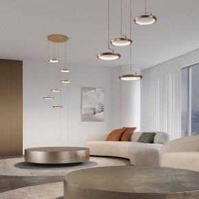 Подвесной светильник Eurosvet Crespella 90034/6 золото в Елабуге - elabuga.ok-mebel.com | фото 4