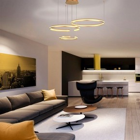 Подвесной светильник Eurosvet Gap 90180/3 золото в Елабуге - elabuga.ok-mebel.com | фото 4