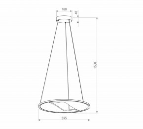 Подвесной светильник Eurosvet Occhio 40027/1 LED серый в Елабуге - elabuga.ok-mebel.com | фото 5