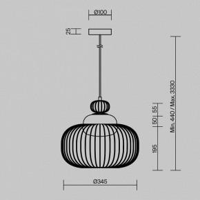 Подвесной светильник Maytoni Levitation MOD376PL-01G в Елабуге - elabuga.ok-mebel.com | фото 5
