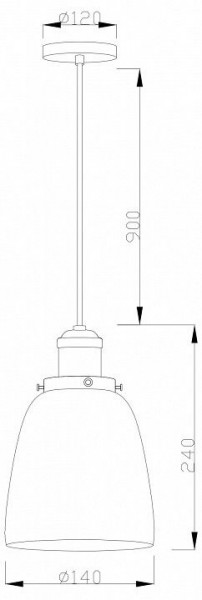 Подвесной светильник Moderli Single V11517-1P в Елабуге - elabuga.ok-mebel.com | фото 7