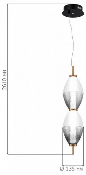 Подвесной светильник ST-Luce Ice SL6130.403.15 в Елабуге - elabuga.ok-mebel.com | фото 4