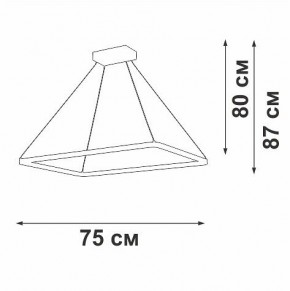 Подвесной светильник Vitaluce V2704 V2704-9/1S в Елабуге - elabuga.ok-mebel.com | фото 3