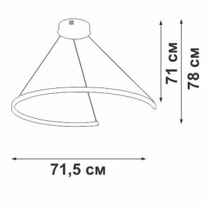 Подвесной светильник Vitaluce V2706 V2706-9/1S в Елабуге - elabuga.ok-mebel.com | фото 3