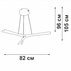 Подвесной светильник Vitaluce V2708 V2708-9/3S в Елабуге - elabuga.ok-mebel.com | фото 3