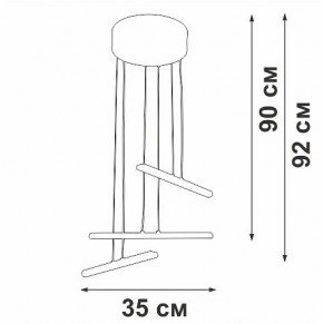 Подвесной светильник Vitaluce V3046 V3046-1/3S в Елабуге - elabuga.ok-mebel.com | фото 5