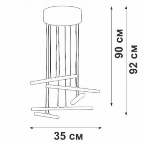 Подвесной светильник Vitaluce V3046 V3046-1/5S в Елабуге - elabuga.ok-mebel.com | фото 5