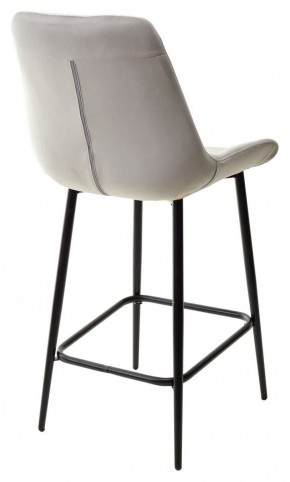 Полубарный стул ХОФМАН, цвет H-09 Светло-серый, велюр / черный каркас H=63cm М-City в Елабуге - elabuga.ok-mebel.com | фото 6