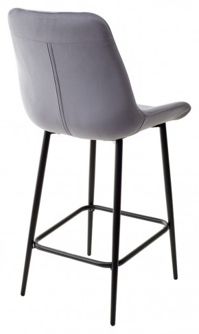 Полубарный стул ХОФМАН, цвет H-14 Серый, велюр / черный каркас H=63cm М-City в Елабуге - elabuga.ok-mebel.com | фото 5