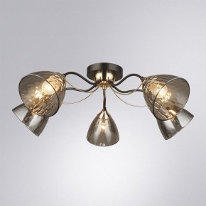 Потолочная люстра Arte Lamp Lily A4366PL-5BK в Елабуге - elabuga.ok-mebel.com | фото 2