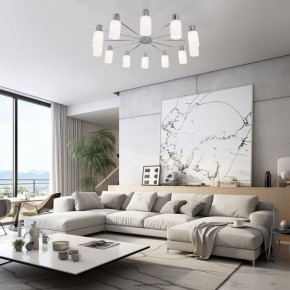 Потолочная люстра Eurosvet Vegga 70160/12 хром Smart в Елабуге - elabuga.ok-mebel.com | фото 5