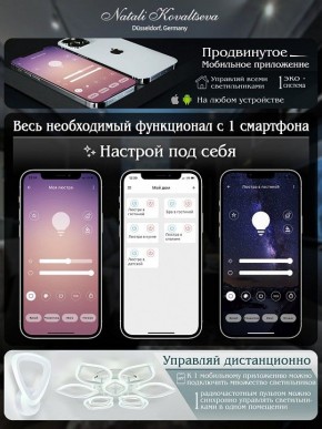 Потолочная люстра Natali Kovaltseva COBRA LED LAMPS 81121/7C в Елабуге - elabuga.ok-mebel.com | фото 7