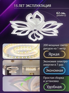Потолочная люстра Natali Kovaltseva FORTUNA LED LAMPS 81107/6C в Елабуге - elabuga.ok-mebel.com | фото 5
