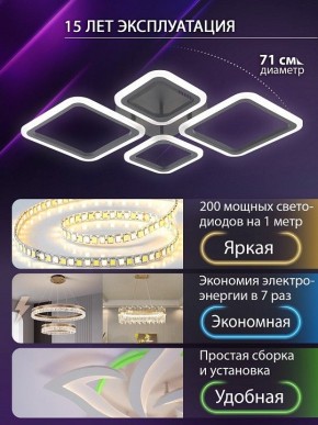 Потолочная люстра Natali Kovaltseva OPTI LED LAMPS 81108/2C в Елабуге - elabuga.ok-mebel.com | фото 5