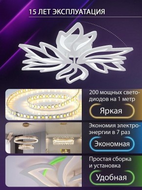 Потолочная люстра Natali Kovaltseva RIF LED LAMPS 81118/5C в Елабуге - elabuga.ok-mebel.com | фото 5