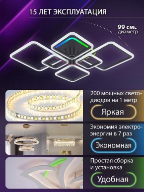 Потолочная люстра Natali Kovaltseva SPEKTR LED LAMPS 81442 в Елабуге - elabuga.ok-mebel.com | фото 5
