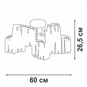 Потолочная люстра Vitaluce V5884 V5884-0/5PL в Елабуге - elabuga.ok-mebel.com | фото 3
