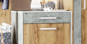 Прихожая Кензо (крафт/бетон) вешалка+шкаф в Елабуге - elabuga.ok-mebel.com | фото 5