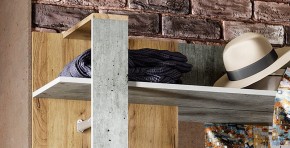 Прихожая Кензо (крафт/бетон) вешалка+шкаф в Елабуге - elabuga.ok-mebel.com | фото 6