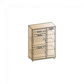 Прихожая Мелисса композиция 6 (Гикори Джексон светлый) в Елабуге - elabuga.ok-mebel.com | фото 3