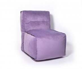 Прямое модульное бескаркасное кресло Комфорт (Фиолет велюр) в Елабуге - elabuga.ok-mebel.com | фото