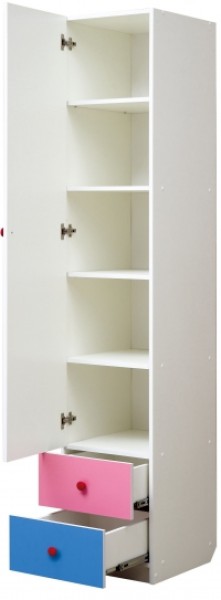 Шкаф 1-но дверный с ящиками и фотопечатью Совята 1.1 (400) в Елабуге - elabuga.ok-mebel.com | фото 2
