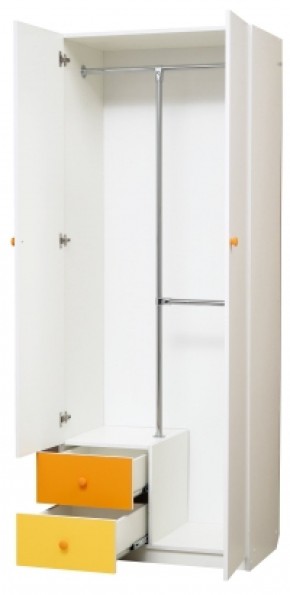Шкаф 2-х дверный с ящиками и зеркалом Радуга (800) в Елабуге - elabuga.ok-mebel.com | фото 2
