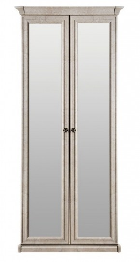Шкаф 2-х створчатый с зеркалом Афина (крем корень) в Елабуге - elabuga.ok-mebel.com | фото