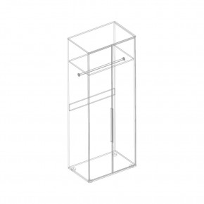 Шкаф 2-ств. для одежды "Лео" в Елабуге - elabuga.ok-mebel.com | фото 3