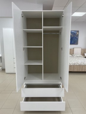Шкаф 2-ств. с 2 ящиками "Бьянко" в Елабуге - elabuga.ok-mebel.com | фото 2