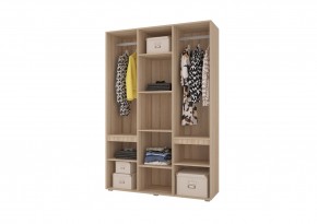 Шкаф 3-х створчатый АНТАЛИЯ (Сонома/Белый софт) в Елабуге - elabuga.ok-mebel.com | фото 2