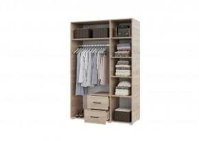 Шкаф 3-х створчатый с ящиками VICTOR (Сонома) в Елабуге - elabuga.ok-mebel.com | фото 2