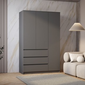 Шкаф 3-х створчатый Симпл ШК-08 (графит) в Елабуге - elabuga.ok-mebel.com | фото 3