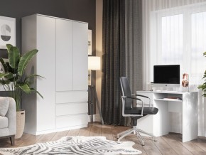 Шкаф 3-ств. с 3 ящиками "Бьянко" в Елабуге - elabuga.ok-mebel.com | фото 4