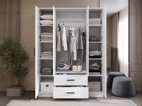 Шкаф 4-х створчатый Титан (белый) в Елабуге - elabuga.ok-mebel.com | фото 2