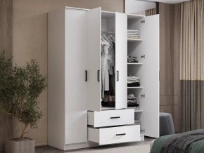 Шкаф 4-х створчатый Титан (белый) в Елабуге - elabuga.ok-mebel.com | фото 4