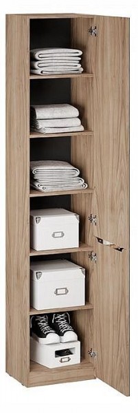 Шкаф для белья Глосс СМ-319.07.011 в Елабуге - elabuga.ok-mebel.com | фото 2