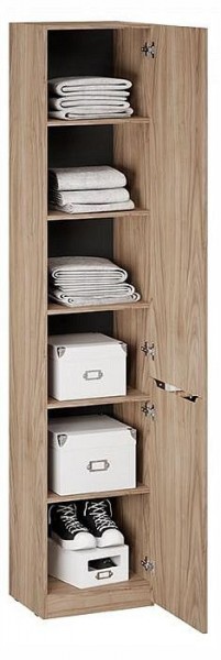 Шкаф для белья Глосс СМ-319.07.012 в Елабуге - elabuga.ok-mebel.com | фото 2