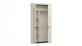 Шкаф для одежды 33.18 "Лючия" (бетон пайн белый / венге / белый) в Елабуге - elabuga.ok-mebel.com | фото 2