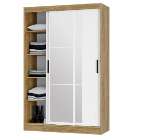 Шкаф-купе Тайм ШКК-03 (крафт/белый) в Елабуге - elabuga.ok-mebel.com | фото 3