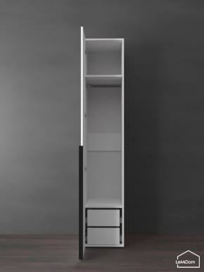 Шкаф Linnea MHR-1-3 2050х400х510 (Белый-М 11.1.1) в Елабуге - elabuga.ok-mebel.com | фото 6