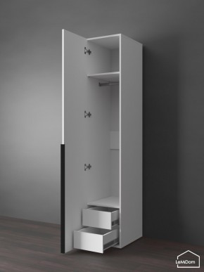 Шкаф Linnea MHR-1-3 2050х400х510 (Белый-М 11.1.2) в Елабуге - elabuga.ok-mebel.com | фото 7