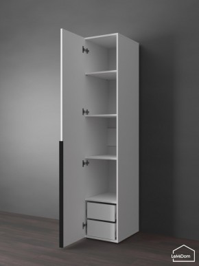 Шкаф Linnea MHR-1-4 2050х400х510 (Белый-М 11.1.1) в Елабуге - elabuga.ok-mebel.com | фото 5