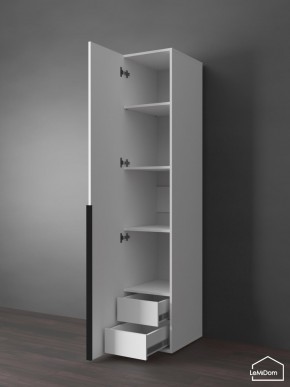 Шкаф Linnea MHR-1-4 2050х400х510 (Белый-М 11.1.1) в Елабуге - elabuga.ok-mebel.com | фото 6