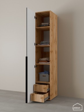 Шкаф Linnea MHR-1-4 2050х400х510 (ДВ-М 11.1.25) в Елабуге - elabuga.ok-mebel.com | фото 5