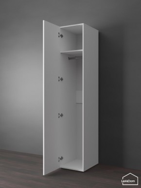 Шкаф Linnea MHR-1PO 2050х400х510 (Белый-М 11.1.1) в Елабуге - elabuga.ok-mebel.com | фото 4