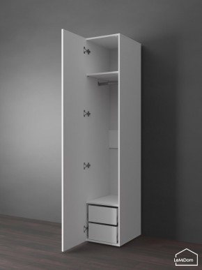 Шкаф Linnea MHR-1PO-3 2050х400х510 (Белый-М 11.1.2) в Елабуге - elabuga.ok-mebel.com | фото 4