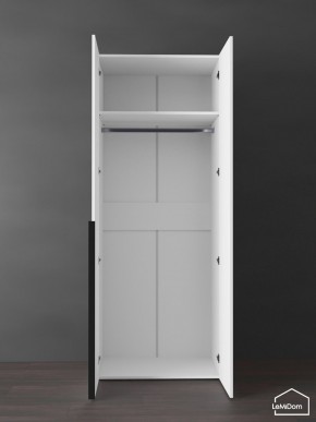 Шкаф Linnea MHR-2 2050х800х510 (Белый-М 11.1.2) в Елабуге - elabuga.ok-mebel.com | фото 4